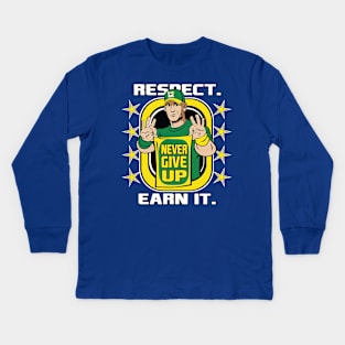 Respect. Earn It. Kids Long Sleeve T-Shirt